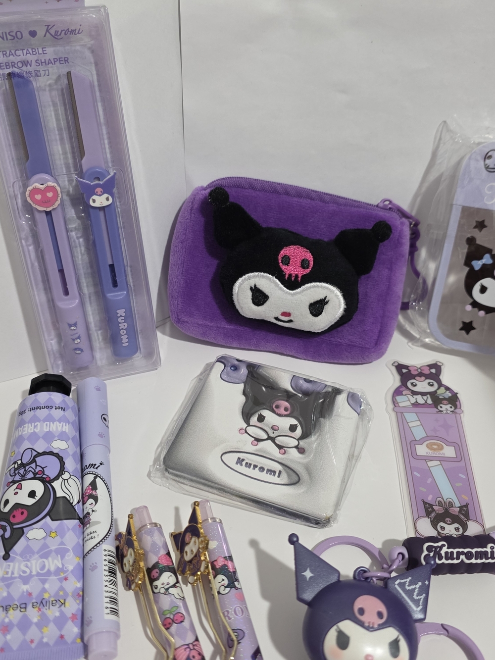 Plush Purple Kids Coin Purse - Cute Character Pouch